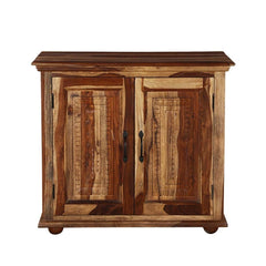 Indian Solid Rosewood Freestanding Small Buffet Cabinet