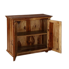 Indian Solid Rosewood Freestanding Small Buffet Cabinet