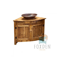 Indian Hand Carved Solid Wood Bathroom Vanity V14
