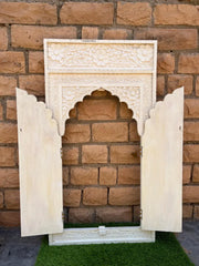 Indian Hand Painted Solid Wooden Door Panel A77
