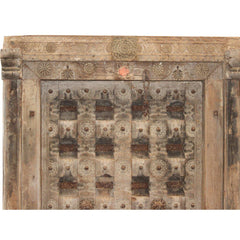Indian Vintage Antique Handcrafted Reclaimed Teak Wood Door 40