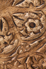 Indian Hand Carved Mango Wood Side Table 28