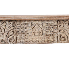 Antique Indian Hand Carved Solid Wood Console Table 10