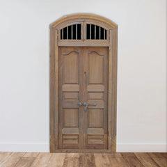 Indian Vintage Antique Handcrafted Solid Wood Door 41