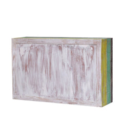 Retro Painted Multicolor Hand Painted Reclaimed Wood Chest of 13 Drawers