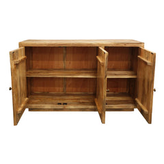 Indian Handmade Carved Solid Wood Sideboard A6
