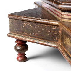 Avani Indian Hand Painted Solid Wood Bajot Coffee Table C52