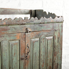 Antique Vintage Shabby Chic Wooden Rustic Cupboard Grey