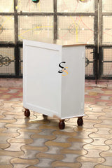 Indian Hand Carved Solid Wood Cabinet D131