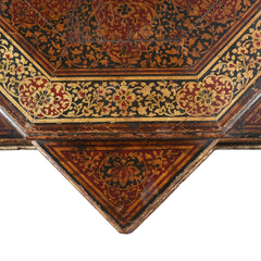 Avani Indian Hand Painted Solid Wood Bajot Coffee Table C52