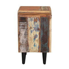 Boston Indian Furniture Hollywood Reclaimed Wood 1 Drawer Bedside