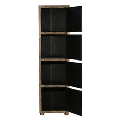 Hand Carved Solid Wooden Antique Door Cabinet Cupboard Wardrobe D139