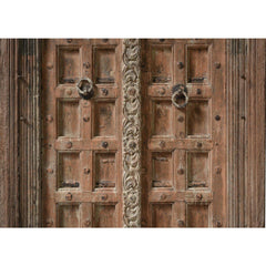 Indian Vintage Antique Hand Carved Solid Wood Door 71