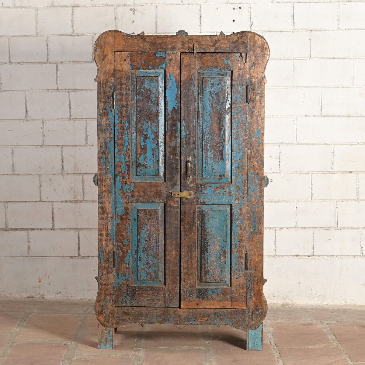 Antique Vintage Old Door Wooden Rustic Cupboard