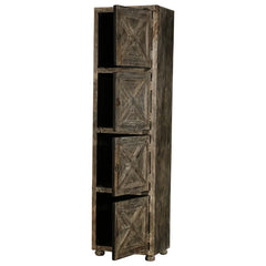 Hand Carved Solid Wooden Antique Door Cabinet Cupboard Wardrobe D139