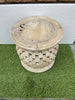 Indian Hand Carved Mango Wood Coffee Table Natural C154