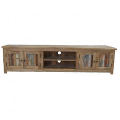 Corso Reclaimed & Mango Wood XXL Entertainment Unit TV Stand 210cm