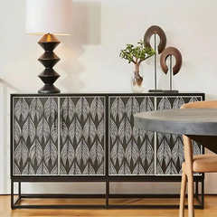 Bone Inlay Solid Wood Sideboard S73