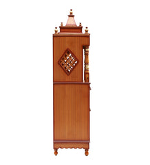 Sheesham Wood Handmade Mandir Home Temple In Brown