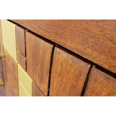 Kraft Bazaar Indian Solid Wood Hand Carved TV Unit Stand B31