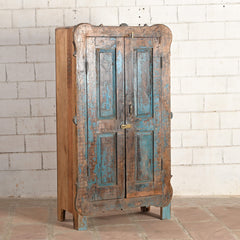 Antique Vintage Old Door Wooden Rustic Cupboard