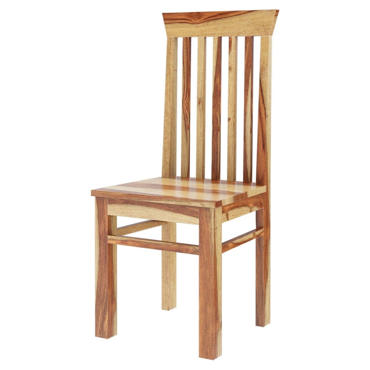 Rustic Mission Style Solid Rosewood Dining Chair Natural