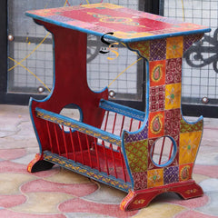 Avani Hand Painted Solid Wood Console Table 70