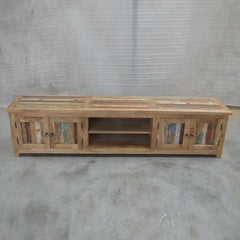 Corso Reclaimed & Mango Wood XXL Entertainment Unit TV Stand 210cm