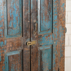 Antique Vintage Old Door Wooden Rustic Cupboard