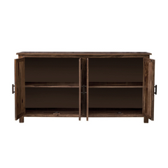 The Attic California Solid Wood Sideboard Walnut