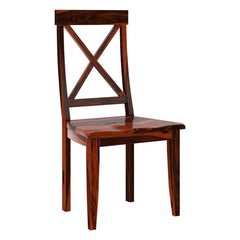 Missouri Solid Wood Cross Back Dining Chair