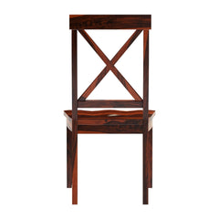 Missouri Solid Wood Cross Back Dining Chair