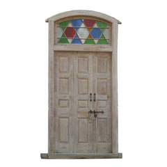 Indian Vintage Antique Handcrafted Solid Wood Door 42