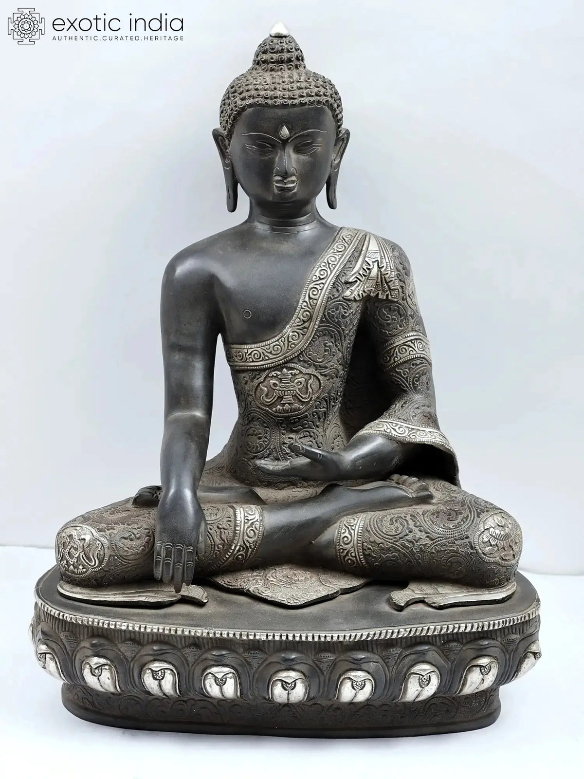 Indian Gautam Buddha Buddhist Buddha In Brass Statue