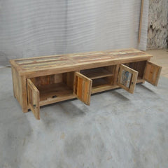 Corso Reclaimed & Mango Wood XXL Entertainment Unit TV Stand 210cm