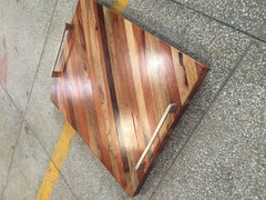 Rustic Rosewood Serving Tray Honey Brown