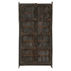 Indian Vintage Antique Hand Carved Reclaimed Wood Door 105