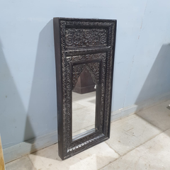 Handcrafted Indian Furniture Carved Wooden Mirror Frame 37X7X77CM