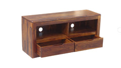 MADE TO ORDER Indian Wooden TV Unit Honey Brown 120x40x55 cm