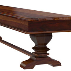 Tiraspol Traditional Rustic Solid Wood Dining Table Bench