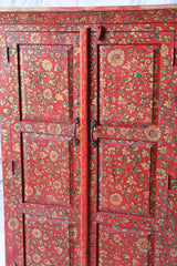 Avani Indian Hand Painted Solid Wood Cabinet Wardrobe D66