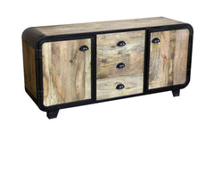 MILLER Industrial Timber Wooden And Chest of Drawers