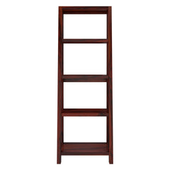 Hagerstown Solid Wood 4 Open Shelf Ladder Leaning Bookcase