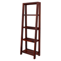 Hagerstown Solid Wood 4 Open Shelf Ladder Leaning Bookcase