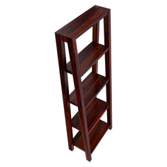 Hagerstown Solid Wood 4 Open Shelf Ladder Leaning Bookcase