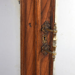 Antique Indian Hand Carved Solid Wood Almirah Cabinet Wardrobe 01