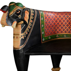Indian Hand Painted Solid Wood Handmade Chair 22