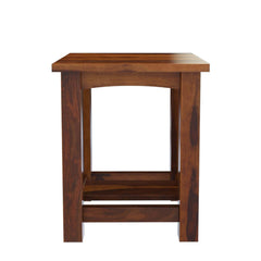 Boston Indian Furniture Solid Wood Tier Bedside Table