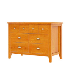 Cromer Indian Mango Wood Traditional 8 Drawers And Dresser