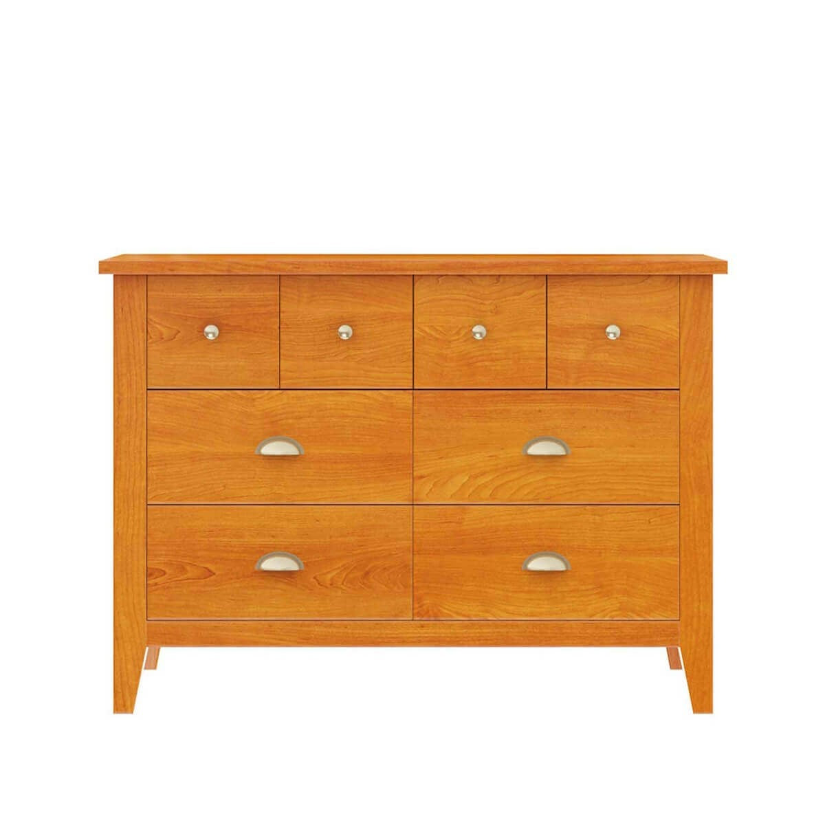 Cromer Indian Mango Wood Traditional 8 Drawers And Dresser